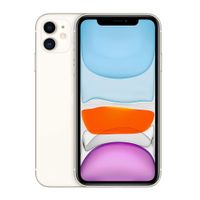 iPhone 11 64GB, 4GB RAM, cámara trasera 12MP y frontal 12MP, 6.1"", A13 Bionic, blanco