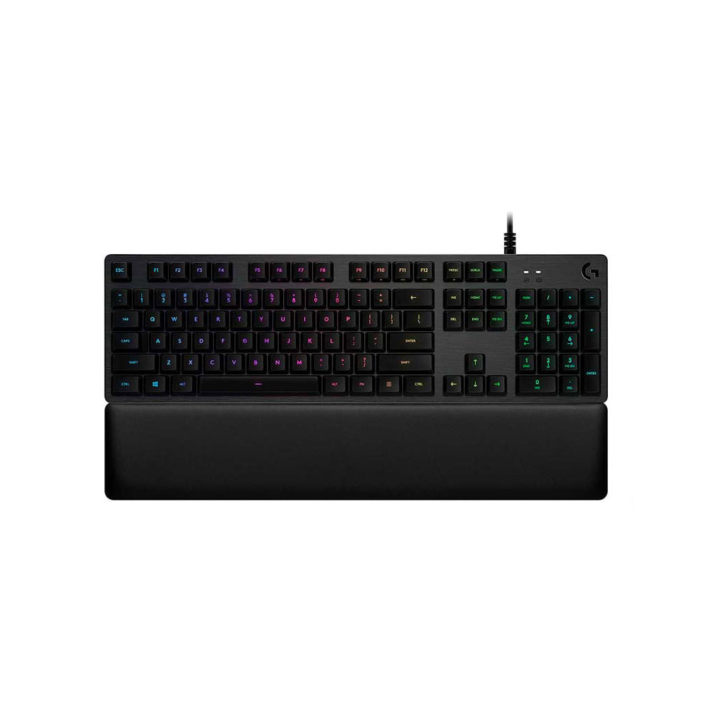 Imagen 2 del producto Teclado gamer alámbrico Logitech G513 Lightsync, conexión USB, mecánico, reposa manos, RGB