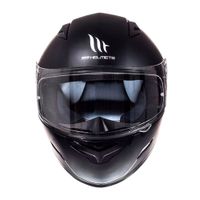 Casco integral MT Stinger XL visor de policarbonato óptico, protector nasal, 59-60 cm, negro mate