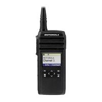 Radio FRS Motorola DTR720 digital con pantalla luminosa, 50 canales, IP54, aprox. 16.5 horas