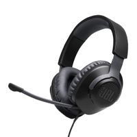 Audífonos gamer JBL Quantum 100 con micrófono extraíble, conexión 3.5 mm
