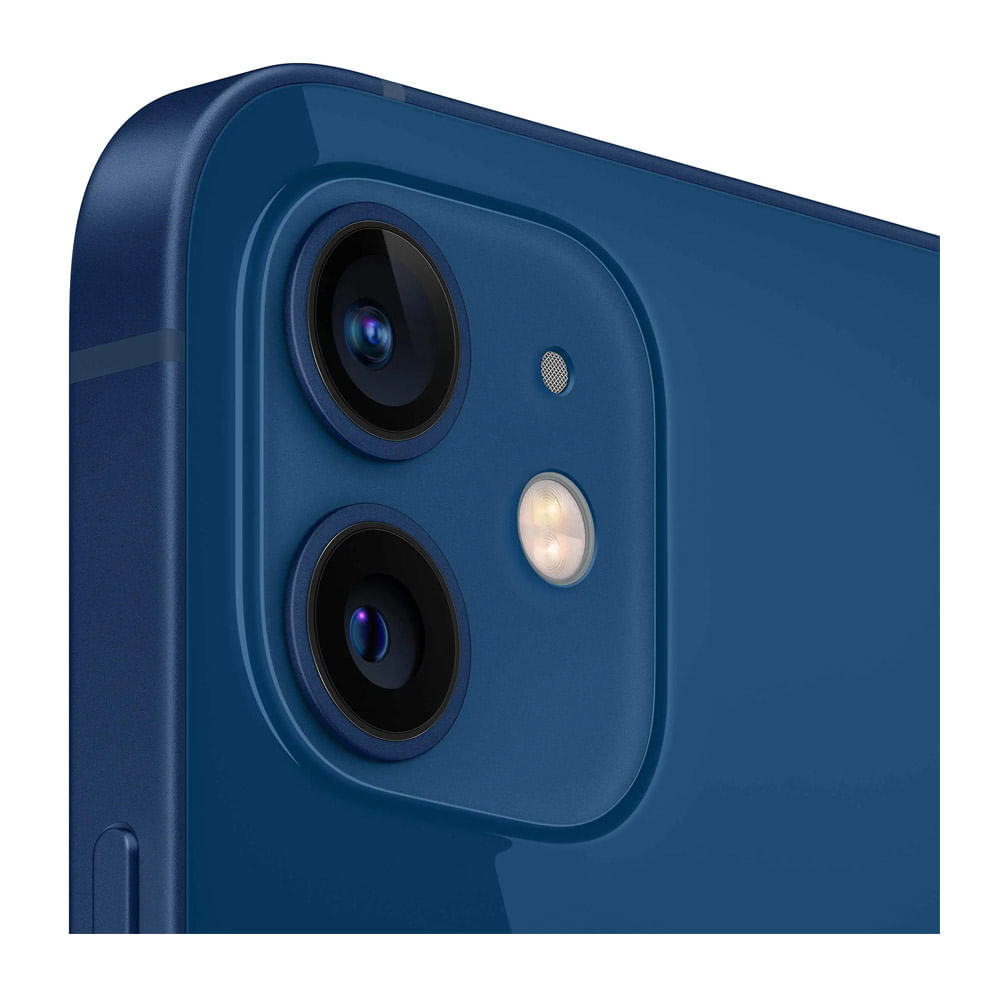 Imagen 2 del producto iPhone 12 64GB, 4GB RAM, cámara trasera 12MP y frontal 12MP, 6.1"", A14 Bionic, azul