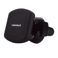 Soporte de celular para auto Radioshack rejilla magnético, negro