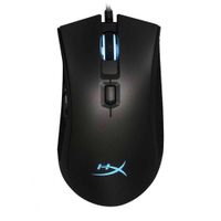 Mouse gamer alámbrico Hyperx Pulsefire Pro, conexión usb, 400/800/1600/3200 dpi, 6 botones, luces RGB