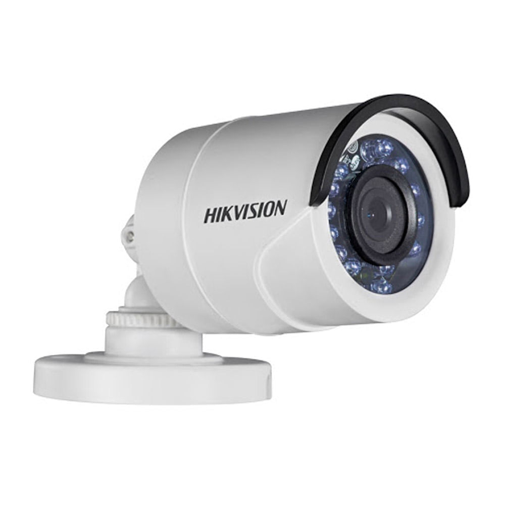 Imagen 2 del producto Kit de seguridad Hikvision 4 canales, 2 cámaras domo, 2 cámaras tubo, dvr, disco duro 1tb, blanco