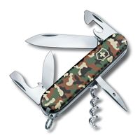 Navaja Spartan mediana con abrelatas - diseño camuflado