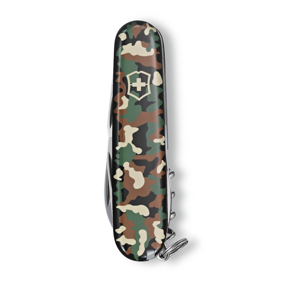 Imagen 2 del producto Navaja Spartan mediana con abrelatas - diseño camuflado