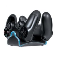 Estación de carga dual Dreamgear compatible con mandos de PS4