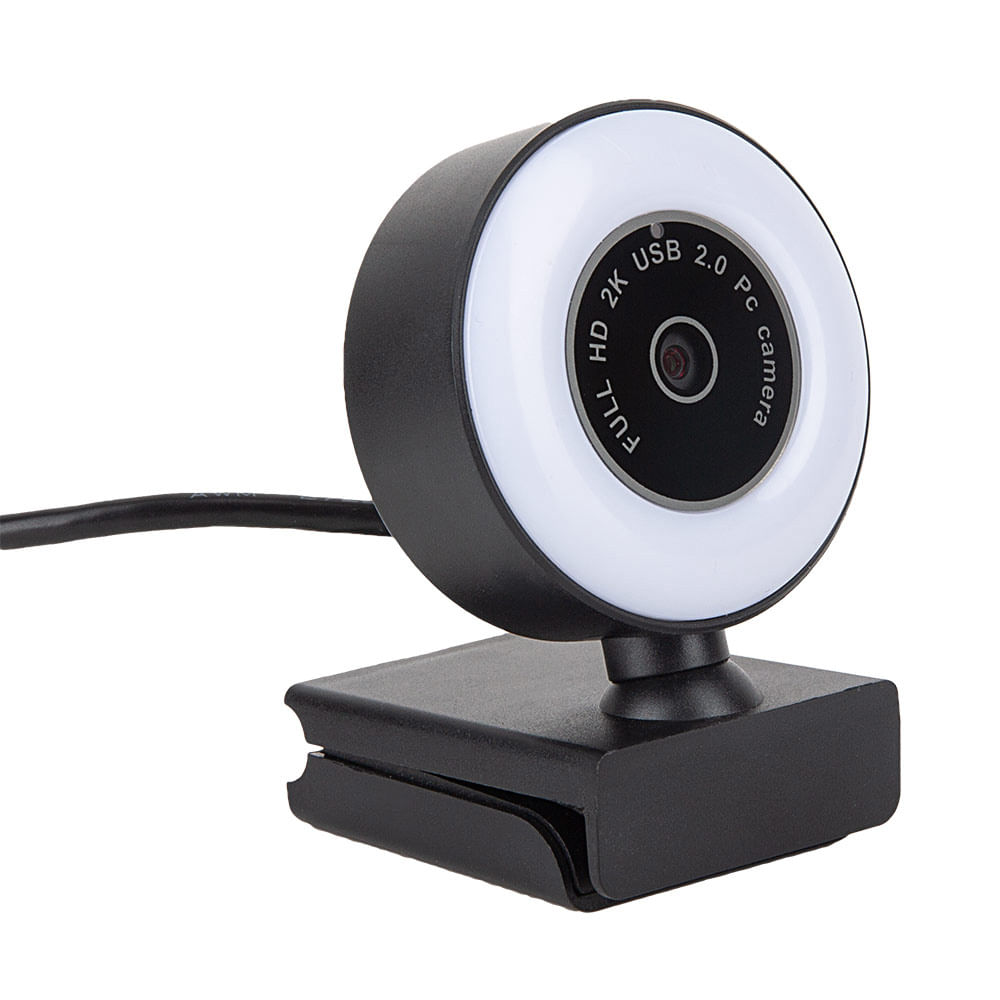 Imagen 2 del producto Cámara web Jetion PJT-DCM175 FHD 1080p, conexión USB, aro de luz