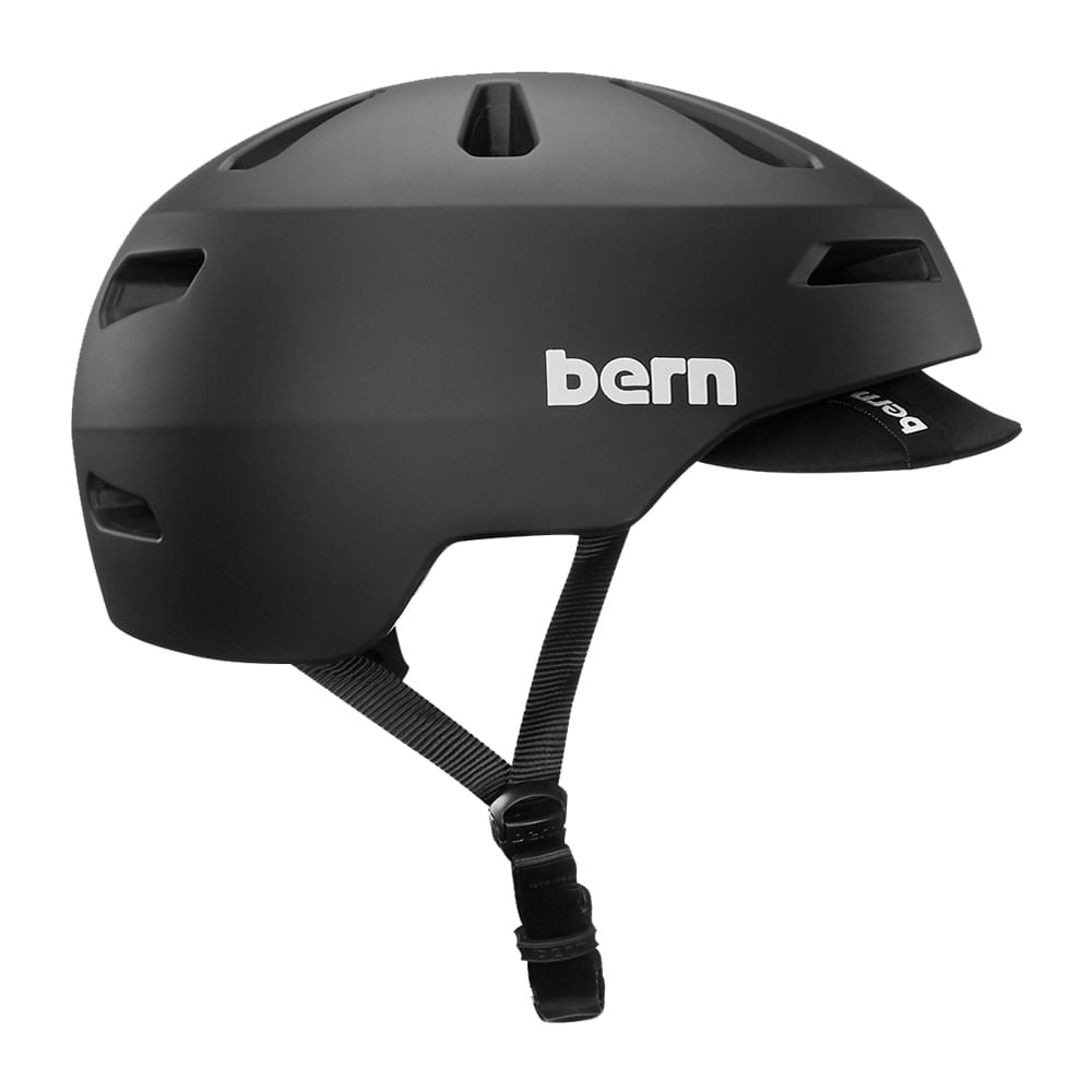 Imagen 2 del producto Casco Bern Brentwood 2.0 S tecnología Zipmold visera suave, 52-55.5 cm, negro mate