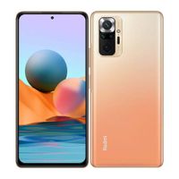 Celular Xiaomi Redmi Note 10 pro128GB, RAM 8GB, cámara 108 MP y frontal 16MP, gradient bronce