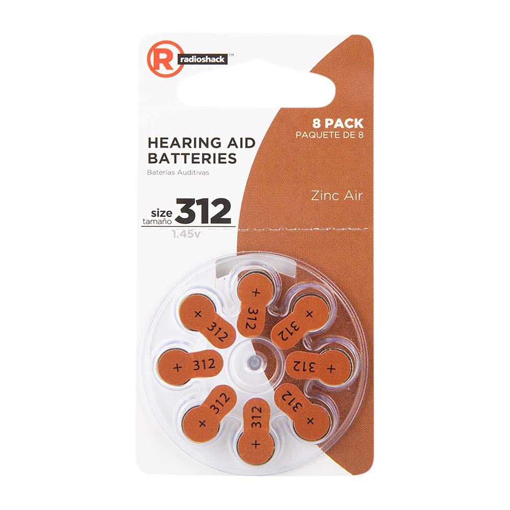 Pilas auditivas Radioshack A312 x8