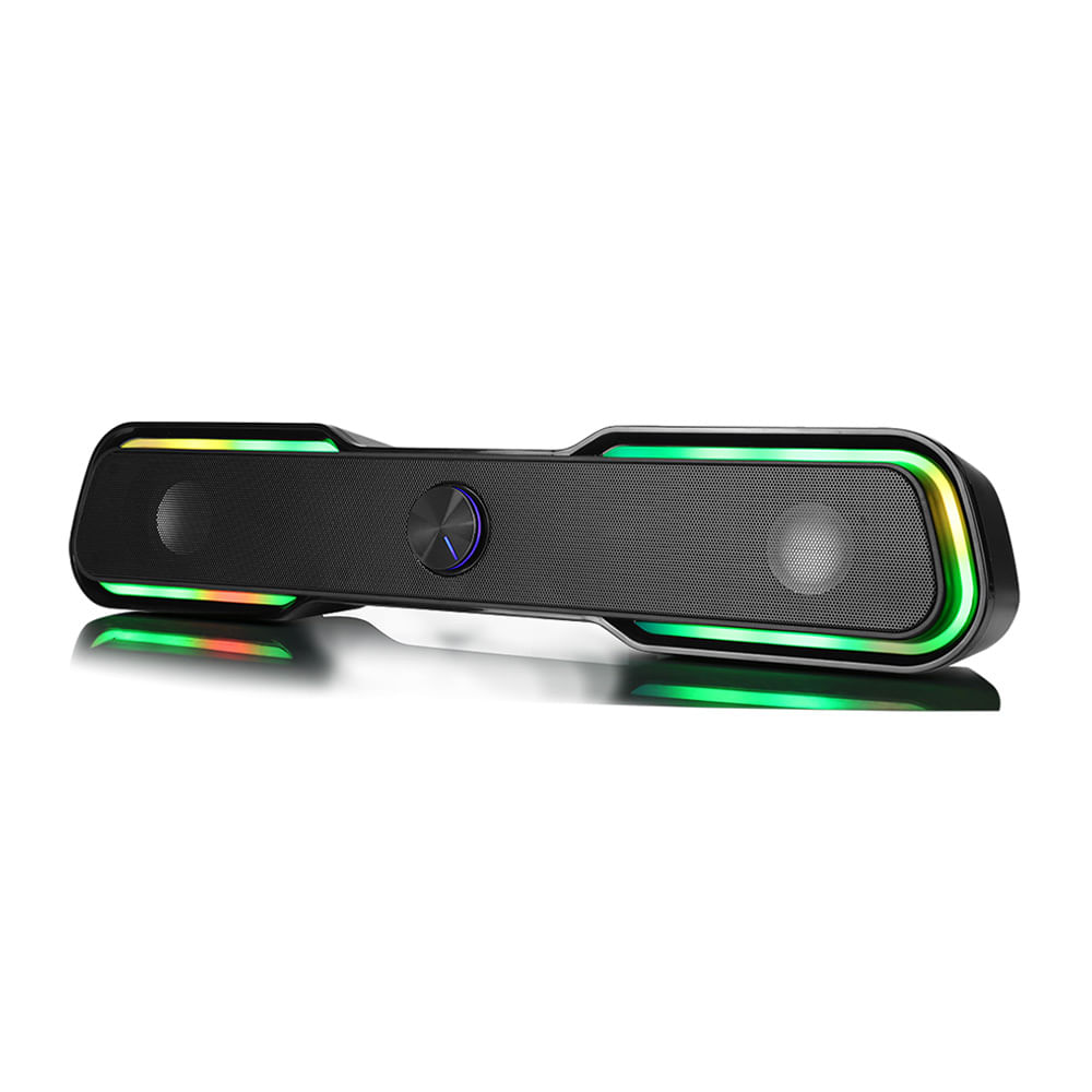 Imagen 2 del producto Altavoz gaming Radioshack bluetooth 4.2, táctil, RGB