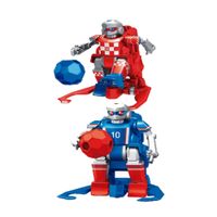 Robots de fútbol con arcos Qst Toys QST812 rojo y azul