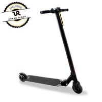 Scooter Eléctrico Negro con Autonomía 10-15 km, Vel. Máx: 15 km/h, Tolerancia: 80 kg, Llantas de 5.5"" sólidas, Potencia: 250W