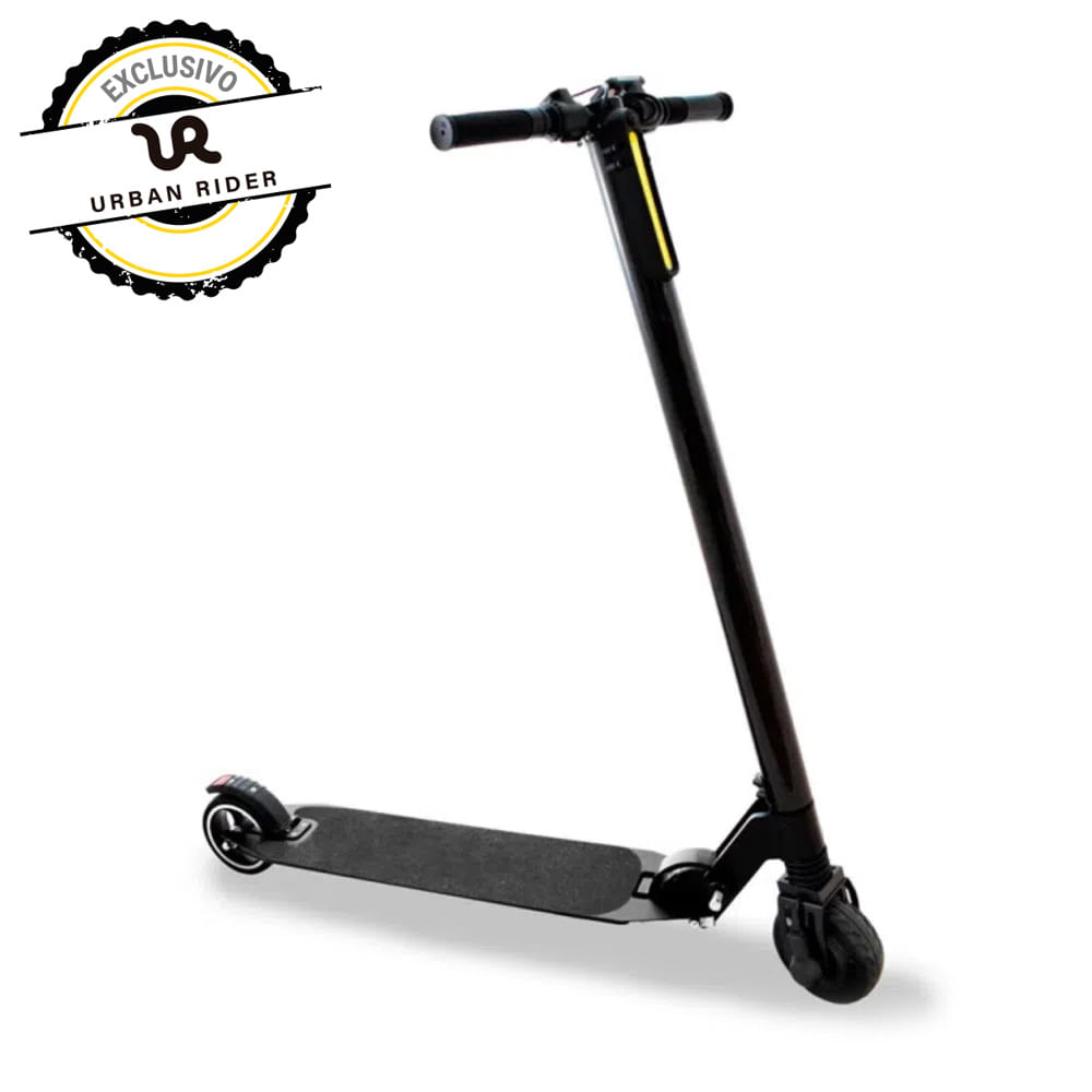 Imagen 1 del producto Scooter Eléctrico Negro con Autonomía 10-15 km, Vel. Máx: 15 km/h, Tolerancia: 80 kg, Llantas de 5.5"" sólidas, Potencia: 250W
