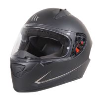 Casco integral MT Stinger L visor de policarbonato óptico, protector nasal, 59-60 cm, negro mate