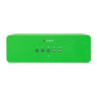 Parlante bluetooth Coolbox led, batería recargable, verde