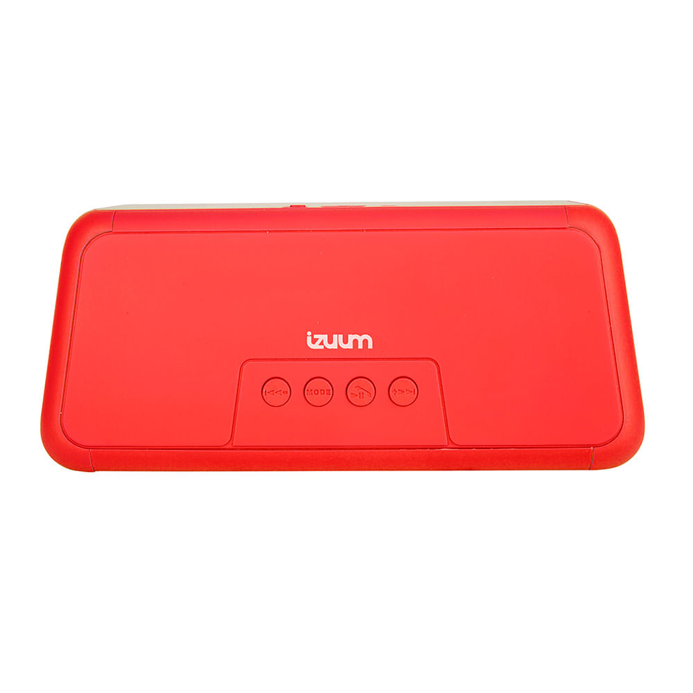 Imagen 2 del producto Parlante bluetooth Izuum led, máx. 6 horas, rojo