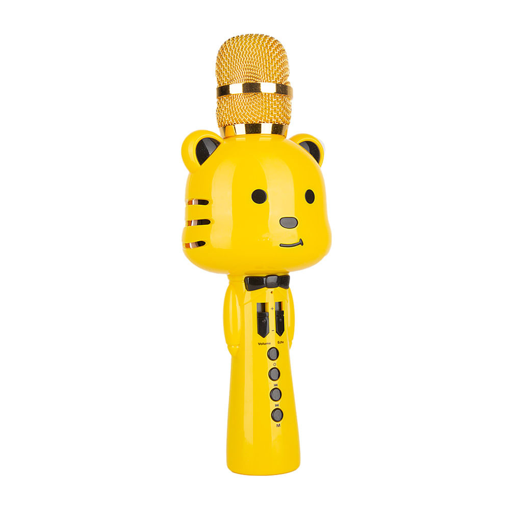 Imagen 2 del producto Parlante bluetooth karaoke Coolbox batería recargable, amarillo