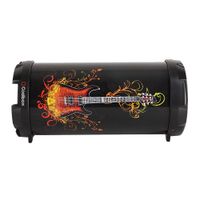 Parlante bluetooth Coolbox con subwoofer, batería recargable, guitar