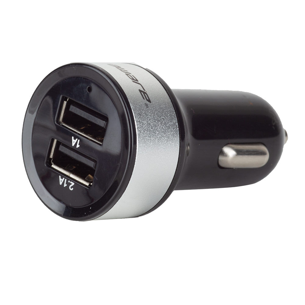 Imagen 2 del producto Cargador de auto Coolbox Teraware dual, 2 puertos usb, 3.1A, carga rápida, negro