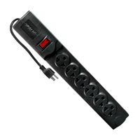 Supresor de pico con switch Opalux 14-515AB-09CM, 6 tomas universales, 90cm