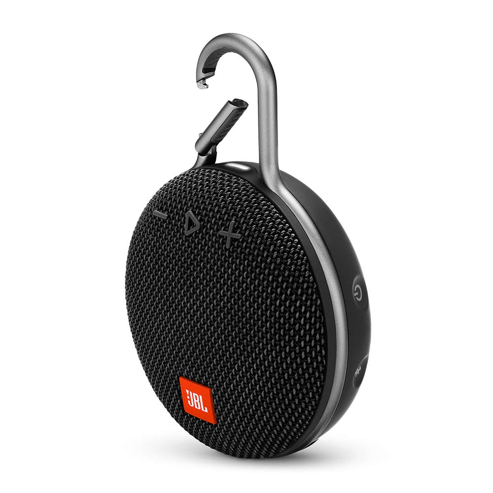 Imagen 2 del producto Parlante bluetooth JBL Clip 3 potencia 3W, resistente al agua IPX7, hasta 10 horas de reproducción, negro