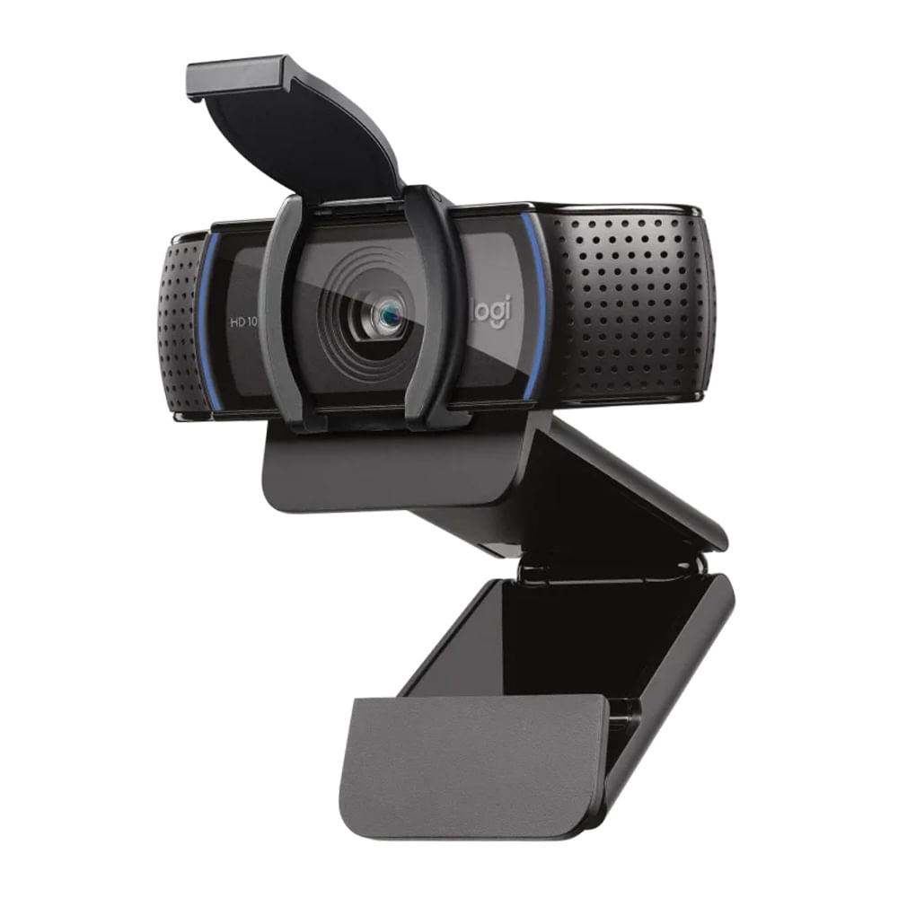 Imagen 2 del producto Cámara web Logitech empresarial C920e FHD 1080p, conexión USB, micrófono integrado, tapa de privacidad, cable 1.5 m, negro