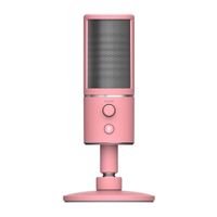 Micrófono Razer Seiren X Quartz edition, USB, reducción de ruido
