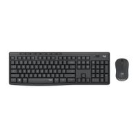 Kit Logitech MK295 teclado y mouse inalámbricos, silent touch, conexión usb