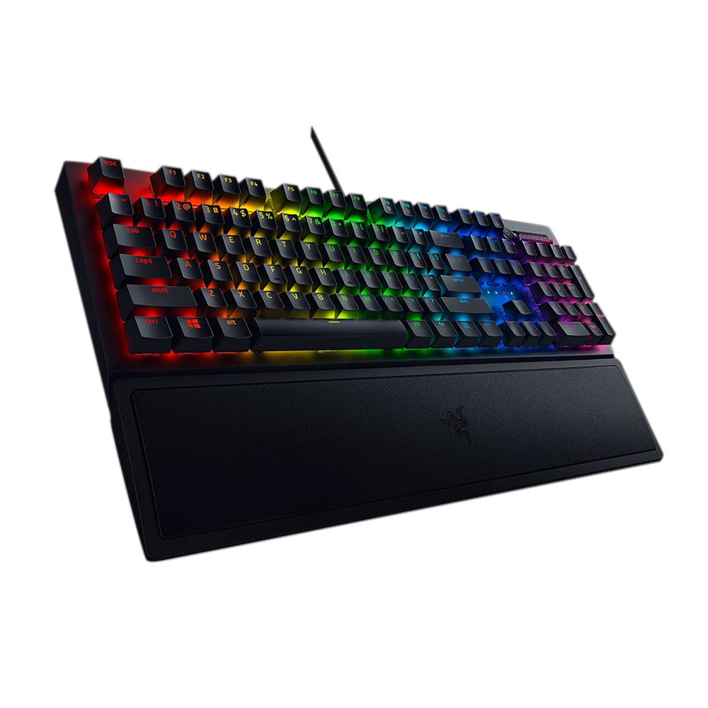 Imagen 2 del producto Teclado gamer alámbrico Razer Blackwidow V3, conexión USB, mecánico, RGB, switch verde