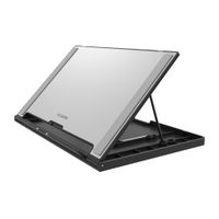 Soporte para tablets Huion hasta 13"", inclinación de 20° a  50°, aleación de aluminio, plegable