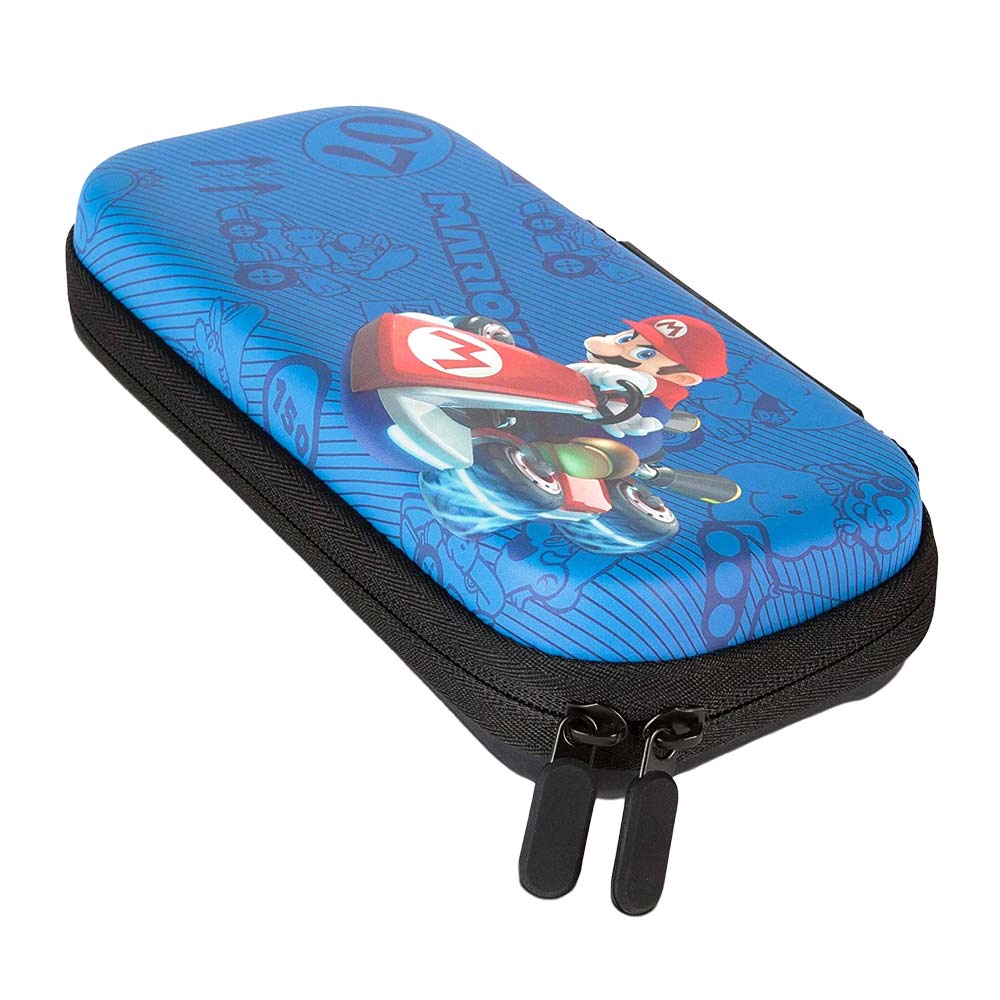 Imagen 2 del producto Estuche Power A PWA-A-02279 Mario Kart Edition semi rígido, para Nintendo Switch Lite, azul