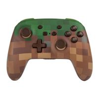 Mando Power A Minecraft Grass Block Edition para Switch inalámbrico