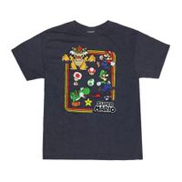 Polo Nintendo Super Mario talla L gris