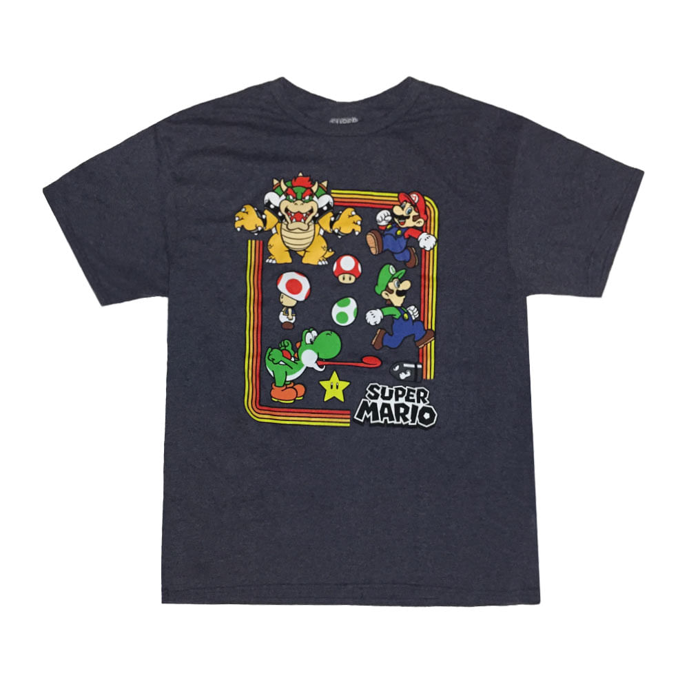 Polo Nintendo Super Mario talla L gris