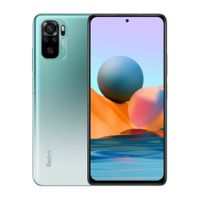 Celular Xiaomi Redmi Note 10 128GB, 4GB RAM, cámara trasera 48MP y frontal 13MP, 6.43"", verde