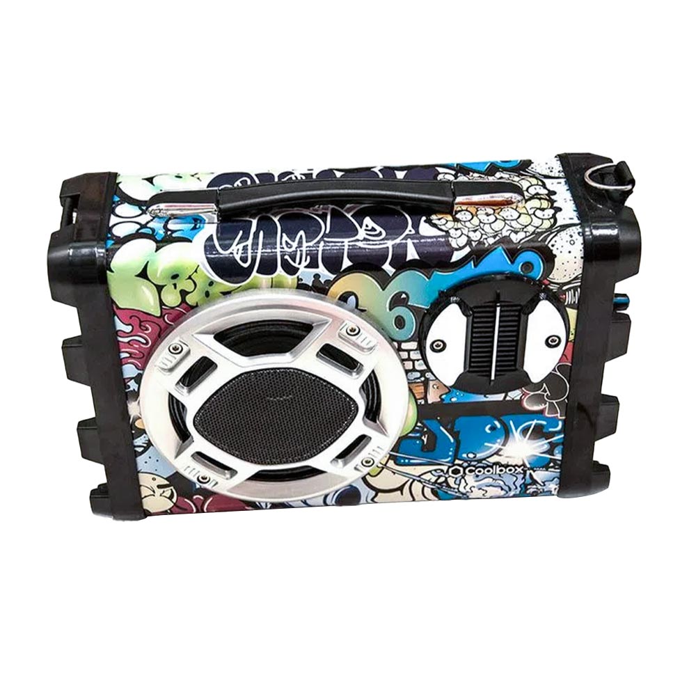 Imagen 2 del producto Parlante bluetooth karaoke Coolbox con correa, batería recargable