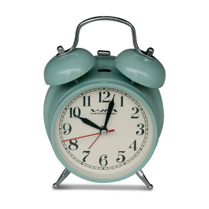 Reloj despertador Westminster vintage con alarma