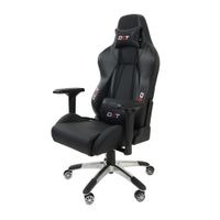 Silla gamer DXT carbon Fiber gas lift clase 4, tapiz cuero pu, máx. 150 kg negro