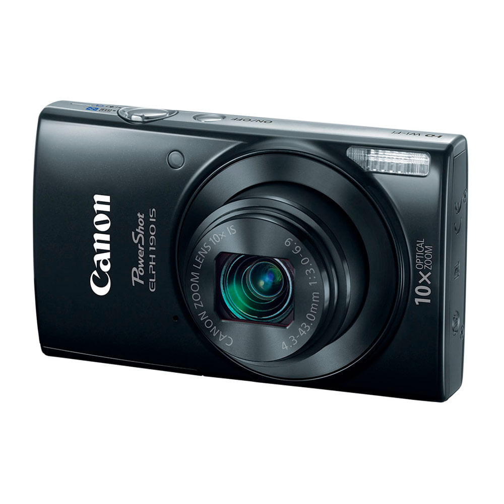 Imagen 2 del producto Cámara Canon PowerShot ELPH 190 IS HD 20MP negro
