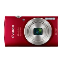 Cámara Canon Powershot ELPH 180 HD 20MP rojo