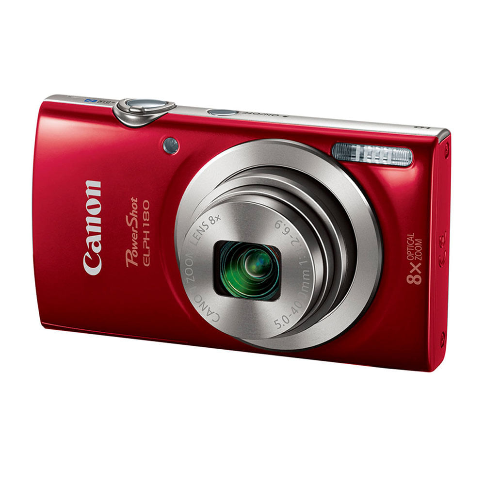 Imagen 2 del producto Cámara Canon Powershot ELPH 180 HD 20MP rojo