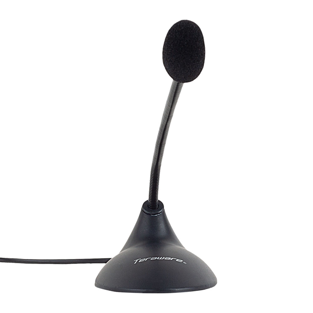 Micrófono Coolbox Teraware JTHT101, conexión 3.5 mm, 16Hz - 20000Hz, cable 1.6 metros, negro