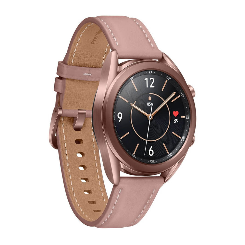 Imagen 1 del producto Smartwatch Samsung Galaxy Watch3 gps, resistente al agua, máx. 60 horas, modos deportivos, 1.4"", bronce