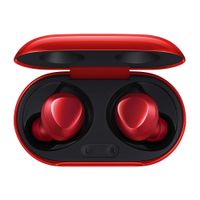 Audífonos bluetooth True Wireless Samsung Galaxy Buds+ tres micrófonos integrados, duración máx. 11 horas, carga inalámbrica Qi, rojo