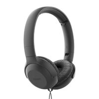 Audífonos on ear con micrófono Philips TAUH201 almohadillas acolchadas, conector 3.5 mm, control de música y llamadas, negro