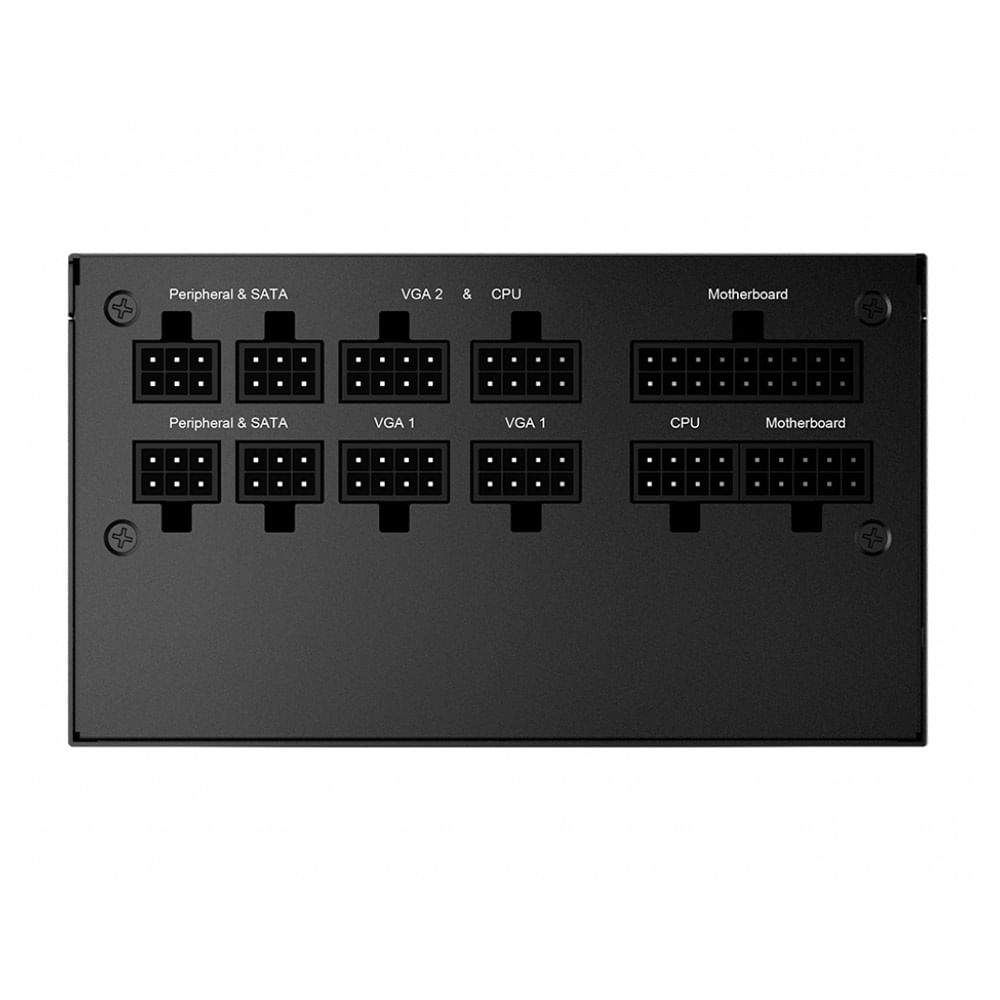 Imagen 2 del producto Fuente de poder MSI MPG A750GF, 750W, 47 Hz - 63 Hz, 80 Plus Gold certified full modular
