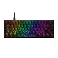 Teclado gamer alámbrico Hyperx Alloy Origins 60, conexión USB, mecánico, idioma inglés, RGB